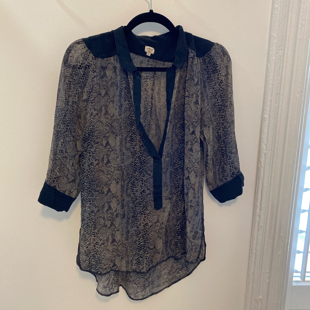 Wilfred silk blouse.